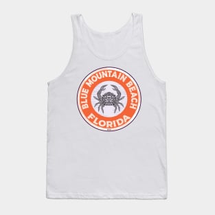 Blue Mountain Beach Florida Crab 30A 30 A Emerald Coast Walton County Tank Top